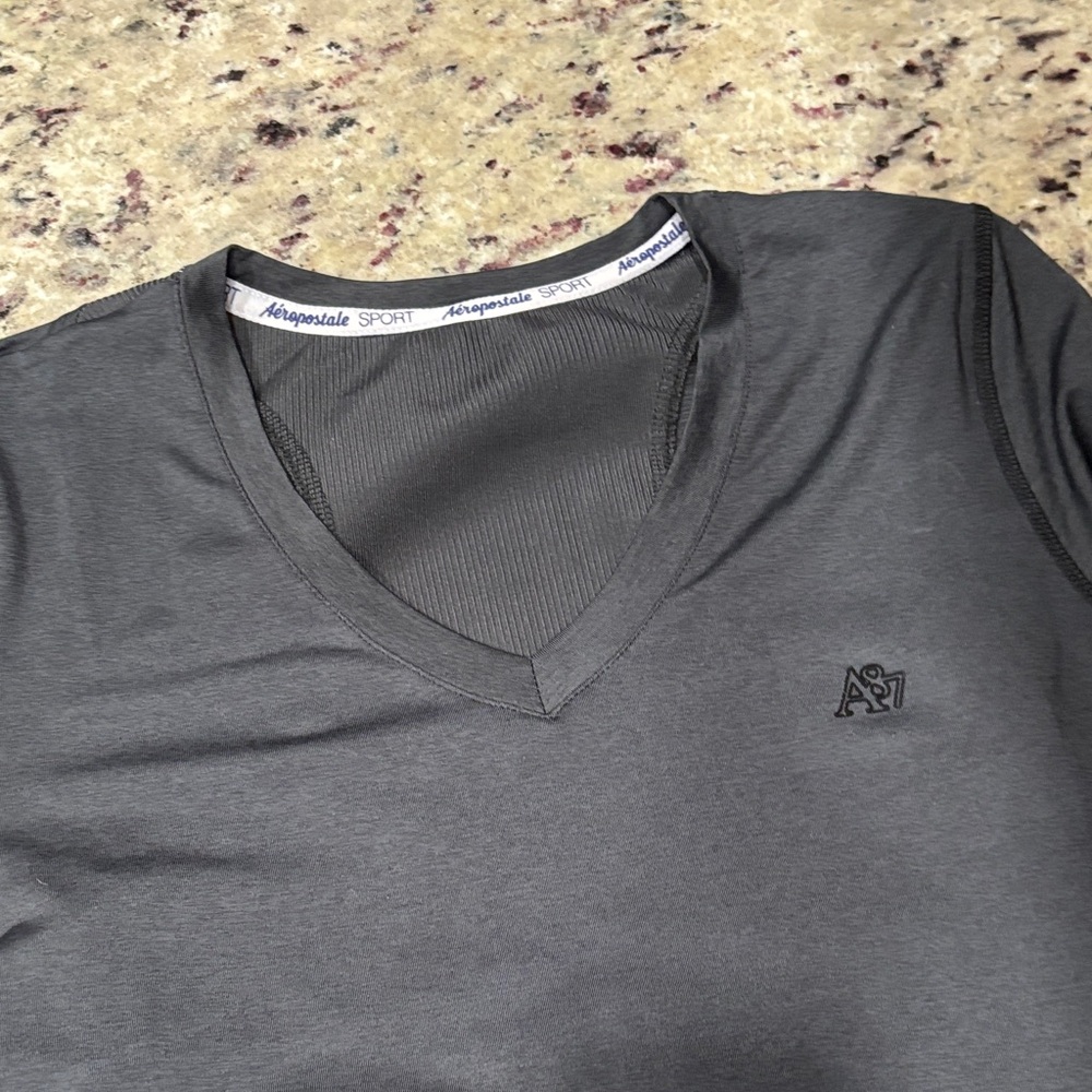Aeropostale women’s ladies long sleeve shirt v neck top